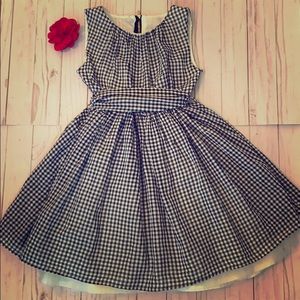 5T Girls Gingham Dress